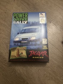 Atari Jaguar Power Drive Rally Complete in Box with Manual Tested Working