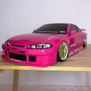 Tamiya 1/10 Scale Silvia S15 Pink RC Radio Control Car Body Only - Picture 1 of 7