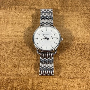 Fossil ES3712 All Stainless Steel Quartz Women's Watch - Picture 1 of 13