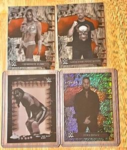 2025 Topps Chrome WWE CACTUS JACK FAMOSOS FANTASMAS FMP-4 BRET HART + 3 TARJETAS DE BONIFICACIÓN - Imagen 1 de 6
