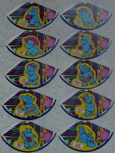"Juego "Happy Hippos - gorras" 1988 ¡los 10 diferentes sin pegar!¡! - Imagen 1 de 1