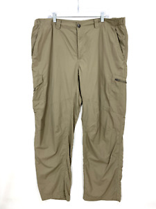 Columbia Men’s Cargo Pants Actual Size 42Wx31L Khaki Omni Shade Sun Protection