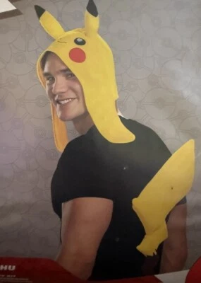 Pokemon Pikachu Disfraz Kit de Accesorios Tocado y Cola Amarillo Adulto ¡NUEVO!! Foto 1 de 4