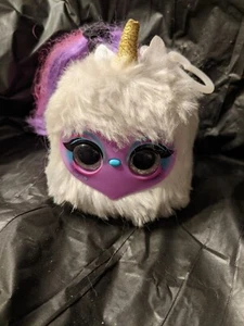 White Pomsies Lumies Unicorn  - Picture 1 of 4