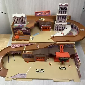 Hot Wheels City Service Center Sto N Go Playset Car Wash Garage Gas Vintage 1979 - Picture 1 of 15