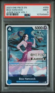 Boa Hancock - OP02-059 - PSA 9 - Judge Promo - English - One Piece - 615 - Picture 1 of 2