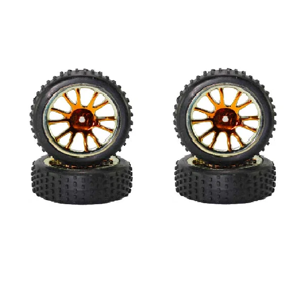 AMAX Treno GOMME Complete 1/16 1/14 Buggy OFF ROAD 4 pz.  - RCS-85023PL - - Immagine 1 di 1