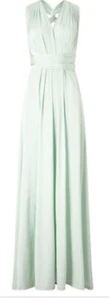 Maxi Vestido Monsoon Garland Reino Unido 12 Como Nuevo Ocasiones Especiales 15 Twist me Tie Me Nuevo con etiquetas  - Imagen 1 de 9