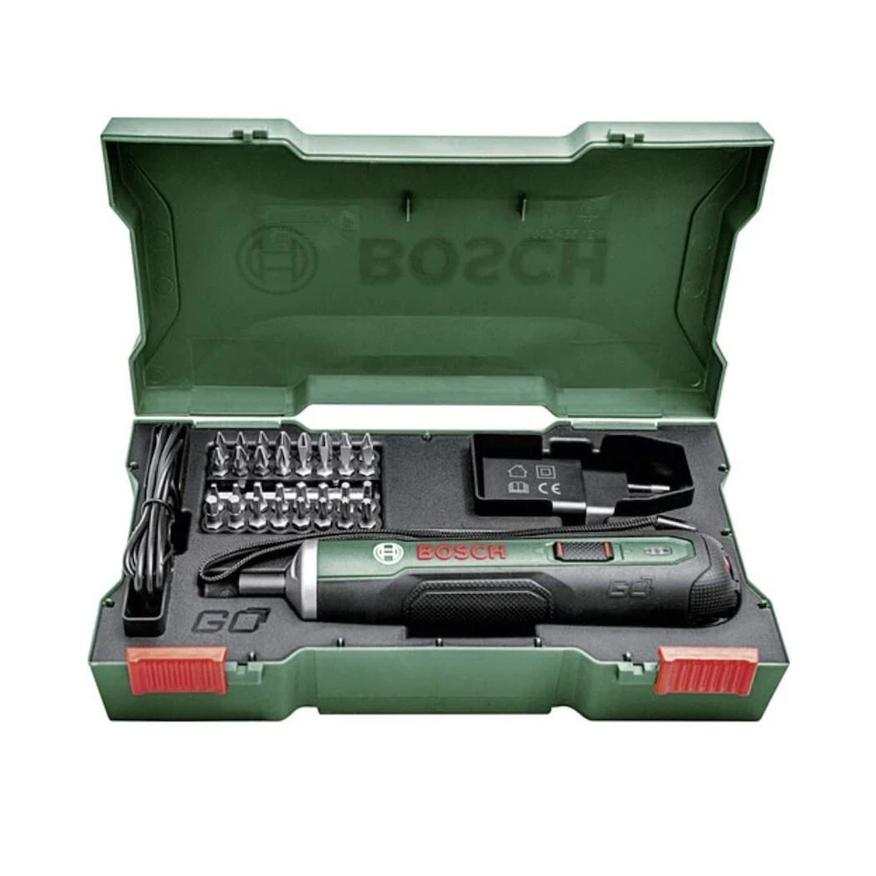 BOSCH Home and Garden PushDrive Akkustabschrauber (mit 32-teiligem Schrauberbit- - Bild 1 von 1