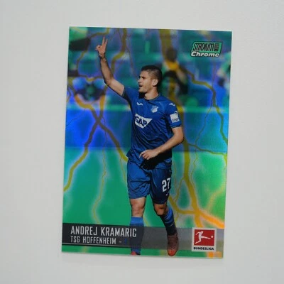 2021-22 Topps Chrome Stadium Club Green Yellow Electric /75 Andrej Kramaric #54 - Image 1 of 2