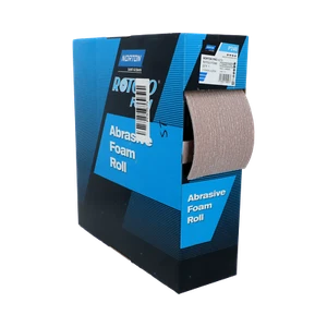 Norton Rotolo Foam Schleifrolle mit Schaumstoffunterlage 115 mm x 25 m K 120-600 - Bild 1 von 3