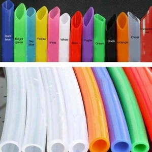 1x3 - 25x31mm IDxOD Food Grade Silicone Flexible Tubing High Temp Hose Colourful - Picture 1 of 12
