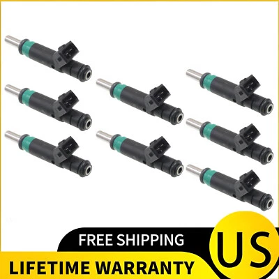 8X Fuel injectors For 04-10 BMW X5 550i 650i 750i 750Li 4.4L 4.8L 13647525721 - Image 1 of 4