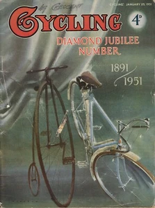 CYCLING Magazine ~ 25 January 1951 ~ DIAMOND JUBILEE Number 1891-1951 - Picture 1 of 3