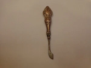 Sterling Silver Cuticle Pusher Knife Manicure Tool Vintage Victorian - Picture 1 of 4