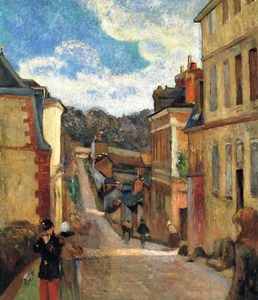 RUE JOUVENET IN ROUEN by Paul Gauguin, 8 x 10 Giclee Fine Art  Print - Picture 1 of 1