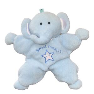 Kids Preferred BLUE STAR SHAPED ELEPHANT SWEET DREAMS 12” Plush Stuffed 2003