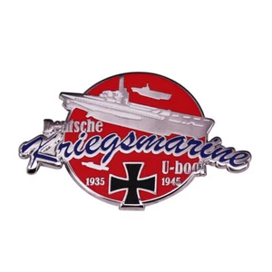 German 1935 - 1945 WW2 Uboat Navy Kriegsmarine badge - Picture 1 of 6