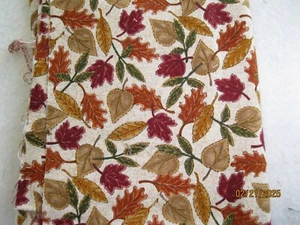 Nature's Harvest from Deb Strain for Moda fall leaves on cream & tan background - Picture 1 of 1
