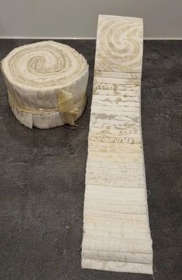 Jelly Roll Batik Pretty Soft Beige Colour tonings. - image 1 of 4