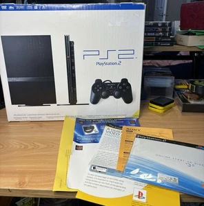 Sony PlayStation 2 PS2 Slim SCPH-750012 BOX ONLY W/Inserts NO CONSOLE! - Picture 1 of 13