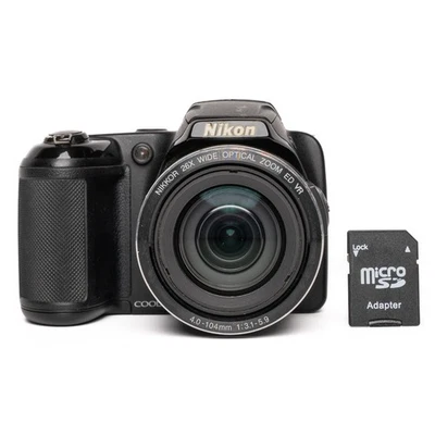 Nikon CoolPix L810 16.1MP Digital Camera - Black - FULLY FUNCTIONAL - Image 1 of 4