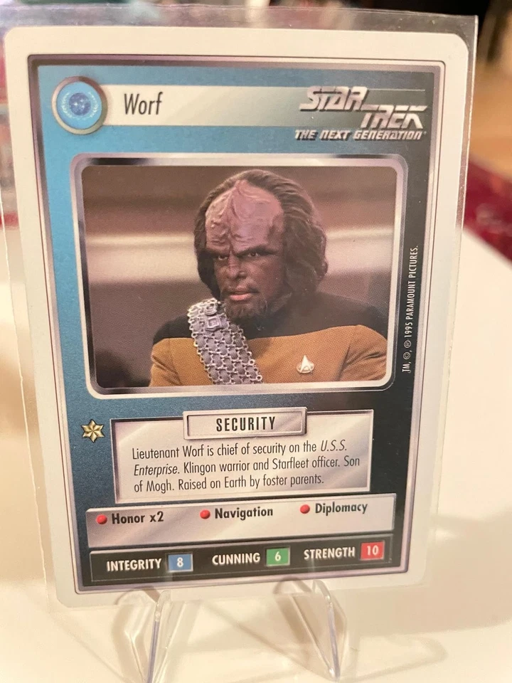 ST CCG: White Border 1995 - WORF - Bild 1 von 1