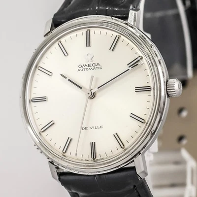 **Working for As-is** Vintage OMEGA De Ville TOOL.106 Automatic Silver 34mm Mens - Image 1 of 4