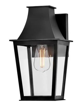 Hinkley Lighting 28890 Georgetown 13" Tall Outdoor Wall Sconce - Black - Image 1 of 4