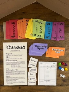 Careers Board Game 1979 #66 Parts Pieces - Instructions Money Cards Dice Pad - Picture 1 of 12