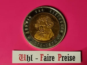 GEDENKMEDAILLE 1995 - LUDWIG VAN BEETHOVEN 1770 - 1827, EUROPÄISCHE UNION - ECU - Bild 1 von 2