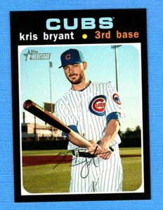 2020 Topps Heritage #291 Kris Bryant Cubs - Picture 1 of 1