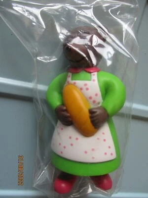 Figurine Petit ours Brun  " Maman pain " - Photo 1/2