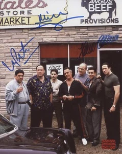 The Sopranos Multi Signed by 3 8x10 Satriales Photo Imperioli Pastore Castell... - Picture 1 of 1