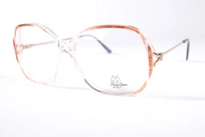 Champs Elysees 1004 JV165 Clear/Brown Retro Square Full Rim vintage Women’s new - Picture 1 of 4