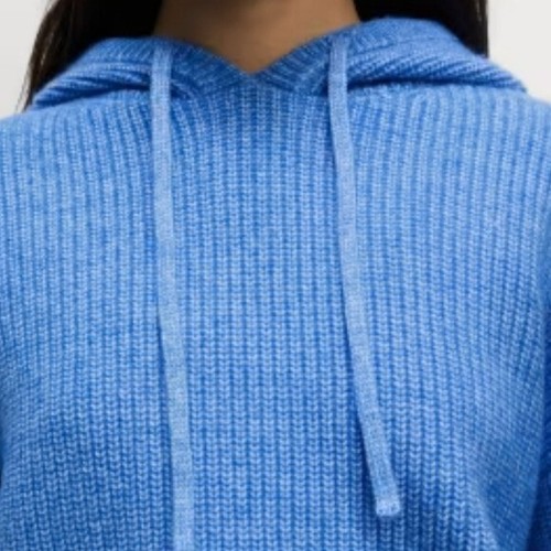 UNDERCOVER Felpa con cappuccio rosa Victoria's Secret donna blu acrilico a costine taglia L