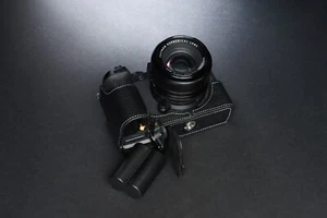 Funda protectora de cuero genuino con media cámara para FUJIFILM X-S20 XS20 - Imagen 1 de 35