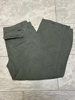 Pantalones de Carga Japoneses Rip Curl Verde Caqui De Colección Talla 38x30 Algodón Surf De Colección Foto 1 de 4