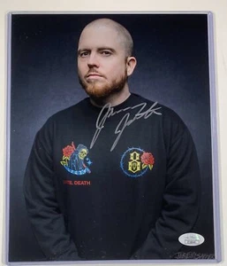 JAMEY JASTA Signed HATEBREED 8x10 Photo Autograph JSA COA ZOBIE Metal portrait - Imagen 1 de 2