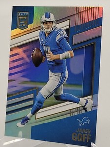 2022 PANINI DONRUSS ELITE JARED GOFF BASE FOOTBALL CARD DETROIT LIONS 71 nfl