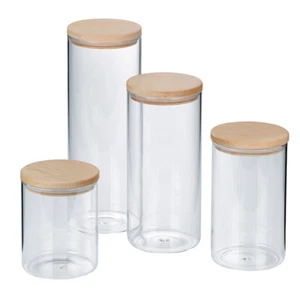 Kela latas de almacenamiento tapa lata de vidrio lata de vidrio recipiente de almacenamiento caja de almacenamiento - Imagen 1 de 6