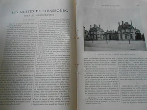 1904 Les Musées de Strasbourg hier et aujourd'hui - Picture 1 of 1