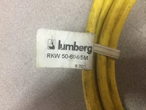 USED LUMBERG QD CORD RKW 50-694/5M - Picture 1 of 3