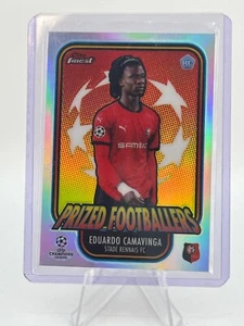 2020 Topps Finest UEFA Eduardo Camavinga Prized Footballers #PF-EC - Picture 1 of 2