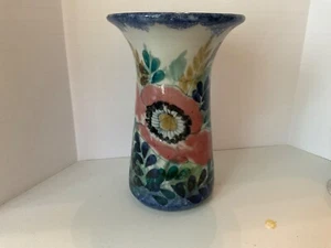 Highland Pottery Scotland Vase - Studiokeramik - Blumen - signiert - Bild 1 von 5