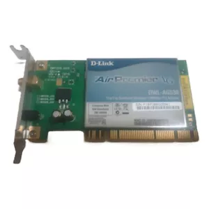 D-LINK DWL-AG530 AIR PREMIER PCI WIRELESS ADAPTER Card Half Height - Picture 1 of 1