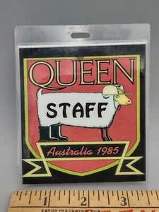 1985 Queen Staff Pass Australia - Picture 1 of 3