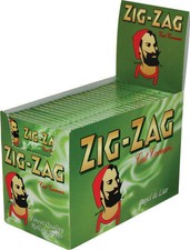 1000 ZIG ZAG GREEN RIZLA/ROLLING PAPERS 20 PACKS X 50 PAPERS