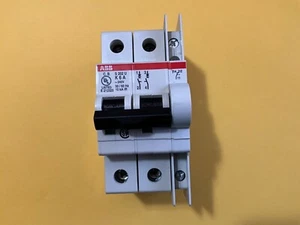 ABB S 202 U K 6 A CIRCUIT BREAKER 2 POLE 240V 50/60 hz 10kA iR - Picture 1 of 7