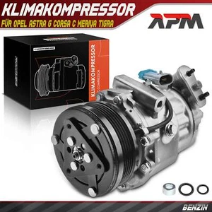 Klimakompressor 6ZV12 für Opel Astra G Corsa C Meriva Tigra 1.4L 1.6L 1.8L 2.0L - Bild 1 von 8